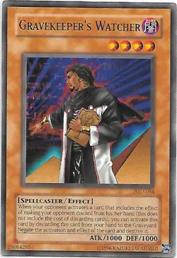 GRAVEKEEPER'S WATCHER PGD-064 YU GI OH! RARE Card NM - Image 1