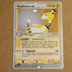 Pokemon Ampharos EX Dragon Holo Ultra Rare Card 89/97 Wotc Tcg Vintage E Series - Image 1