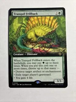 Tranquil Frillback (Extended Art) - March of the Machine MTG Plus Bonus Card!!! - Image 1