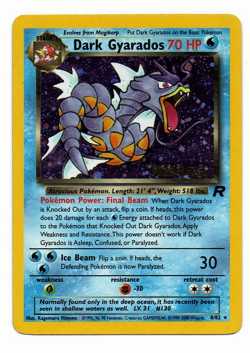 Dark Gyarados 8/82 Holo Team Rocket Prerelease Promo Pokemon Card - LP SEE SCAN - Image 1