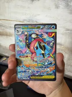 Mega Greninja Ex 116/086 Pokemon Chaos Rising Near Mint CHASE CARD IN TOP LOADER - Image 1