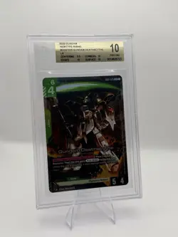 BGS Pristine 10 Gundam Card Game Newtype Rising Deathscythe LR Foil GD01-025 - Image 1