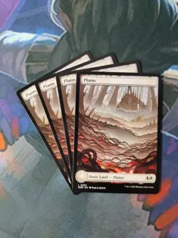 Full Art Plains 0262 x 4 | 7% Off 2+ | Wilds of Eldraine | NM | MTG - Image 1