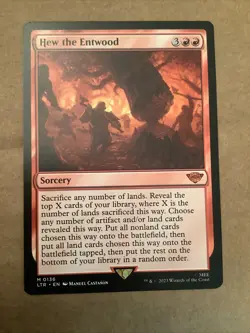 MTG Magic Hew the Entwood The Lord of the Rings LTR NM - Image 1