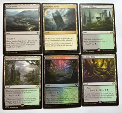MTG golgari (Black green) - Utility Land Lot - x6 NM regular MTG Commander - Image 1