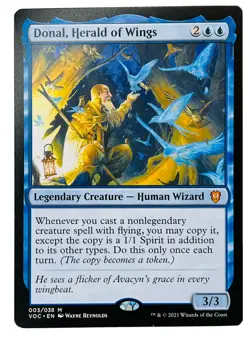 MTG Donal Herald of Wings Innistrad Crimson Vow Magic NM X1 - Image 1