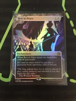 MTG Magic The Gathering Rest In Peace Foil Enchanting Tale White Commander - Image 1