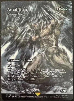 Astral Titan Primeval Titan R 0048 Magic: The Gathering Final Fantasy 6/6 - Image 1