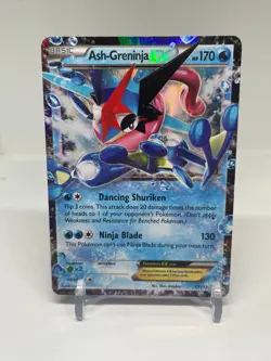 2013 POKEMON XY PROMOS XY133 ASH-GRENINJA EX PROMO MP - Image 1