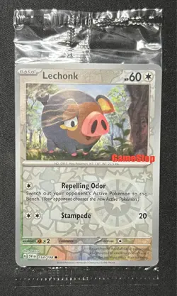 Lechonk 154/198 Gamestop Promo 2023 Pokemon Scarlet & Violet - Sealed - Image 1