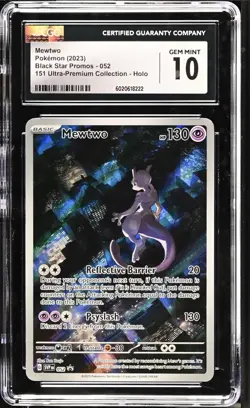 CGC 10 GEM MINT Mewtwo 151 UPC Promo - Image 2