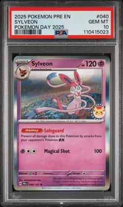 Pokemon Day 2025 #040/131 Sylveon PSA 10 Gem Mint - Image 1