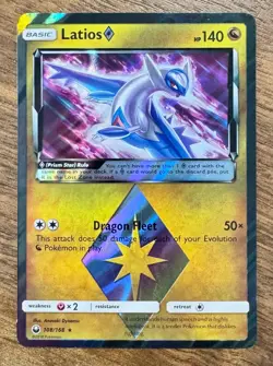 Latios 108/168 Rare Prism Star Celestial Storm Pokemon Lightly Played - Image 1