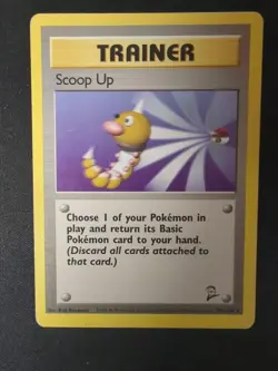 Scoop Up 107/130 Base Set 2 Non Holo Rare Pokemon Mp - Image 1