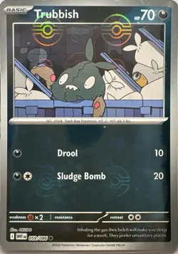 Trubbish (Poke Ball Pattern) 059/086 Holo Common White Flare Pokemon NM/M - Image 4