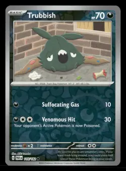 Trubbish 116/182 C Paradox Rift Reverse Holo NM/M Pokemon - Image 1