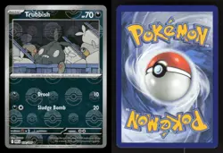 Trubbish (Poke Ball Pattern) 059/086 Holo Common White Flare Pokemon NM/M - Image 3