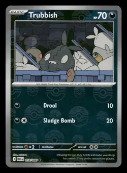 Trubbish (Poke Ball Pattern) 059/086 Holo Common White Flare Pokemon NM/M - Image 1