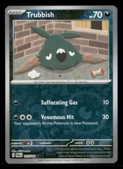 Trubbish 116/182 C Paradox Rift Reverse Holo NM/M Pokemon - Image 1