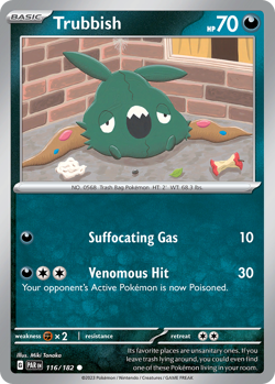 Trubbish 116/182 C Paradox Rift Reverse Holo NM/M Pokemon - Image 4