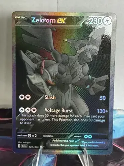 Zekrom ex Black Bolt Secret Rare Holo Basic 172/086 HP230 English - Image 1