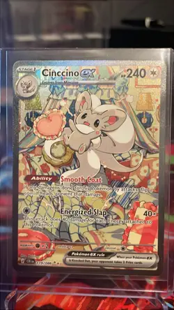 Pokemon TCG: Mega Evolution Chaos Rising SIR Cinccino ex 119/086 (NM) - Image 1