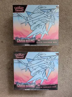 x2 Pokemon TCG Pokemon Center Chaos Rising Elite Trainer Box ETB New Sealed #3 - Image 1
