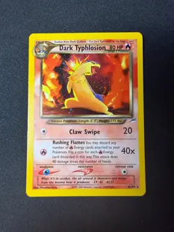 2002 POKEMON Dark Typhlosion Neo Destiny 10/105 Holo - Image 1