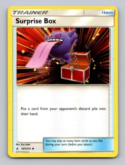 Surprise Box 187/214 Uncommon Unbroken Bonds Pokemon Lightly Played - Image 1