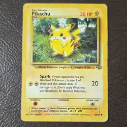 Pokemon TCG Pikachu 60/64 Jungle Common Unlimited Regular Basic 1999 English - Image 1