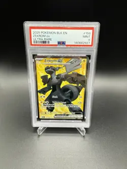 PSA 9 Zekrom Ultra Rare #158/086 Pokemon Black Bolt ENGLISH 2025 - Image 1
