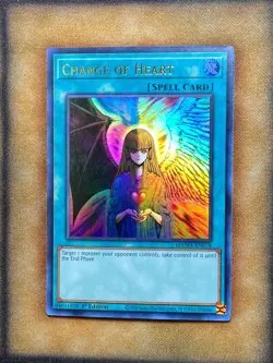 Yugioh Change of Heart MAMA-EN078 Ultra Rare 1st Ed NM - Image 1