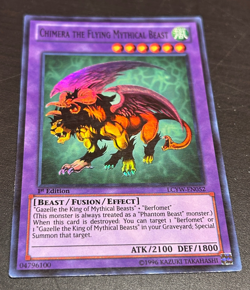 Yu-Gi-Oh Legendary Collection 3 Chimera the Flying Mythical Beast LCYW-EN052 1st - Image 1