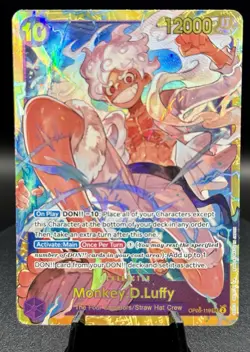Monkey.D.Luffy SEC OP05-119 Alternate Art One Piece Card NM/M - Image 1