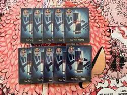 Ten x Red Bull DON!! Card One Piece Double Don Event Promos Full Playset! - Image 1