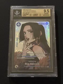 2023 One Piece Boa Hancock Kingdoms Of Intrigue OP01-078 Alt Art BGS 9.5 - Image 1