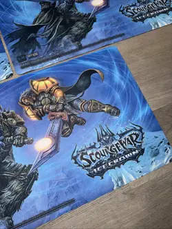 World of Warcraft TCG Scourge War Icecrown Playmat Lot Of 5 - Image 3