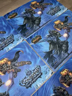 World of Warcraft TCG Scourge War Icecrown Playmat Lot Of 5 - Image 5