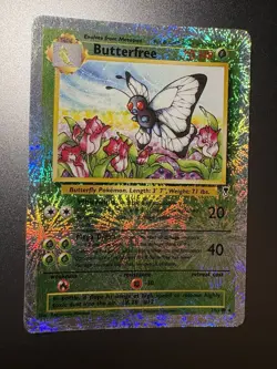 Pokemon Butterfree Legendary Collection Reverse Holo Rare Card 21/110 - Image 3