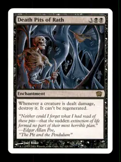 Death Pits of Rath LP Light Play Eighth Edition MTG [11600] - Image 1