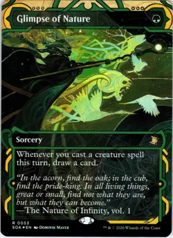 Glimpse of Nature 53 Secrets of Strixhaven: Mystical Archive Foil NM - Image 1