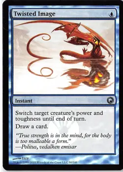 Twisted Image *FOIL Uncommon* Magic MtG x1 Scars of Mirrodin SP - Image 1