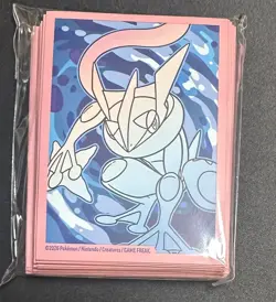 Pokemon Greninja Pink Matte Premium Card Sleeves 60 Standard 35pt Pokemon TCG - Image 1