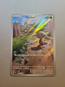 Paldean Wooper 102/094 Illustration Rare English Pokemon ME02 Phantasmal Flames - Image 1