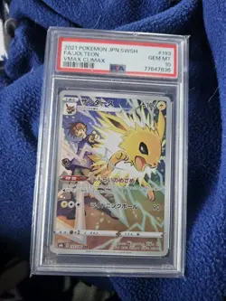 Pokemon Jolteon VMAX Climax 193/184 Character Rare Holo PSA 10 Japanese Card - Image 1