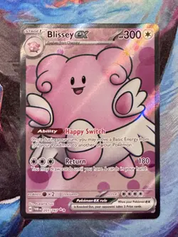 Pokemon Blissey Ex 201/167 Twilight Masquerade Ultra Rare - Image 1
