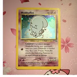 The Pokemon Company Pokemon TCG Wobbuffet 16/75 Neo Discovery Holo ENG 2001 - Image 1