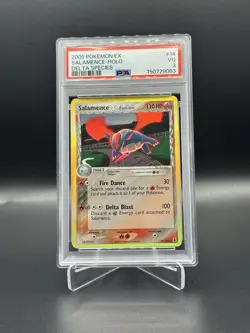 Pokemon Salamence EX Delta Species Holo Rare #14 PSA 3 - Image 2