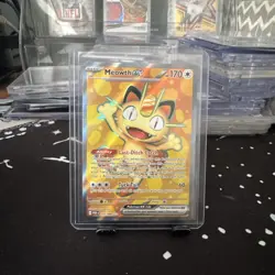 🔥 2026 POKEMON MEOWTH EX FULL ART# 107/088 MEGA EVOLUTION PERFECT ORDER - Image 1