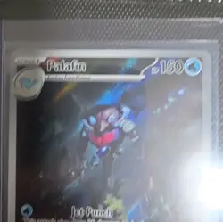 Pokemon Palafin 225/091 SV Paldean Fates Illustration Rare Full Art Holo - Image 2